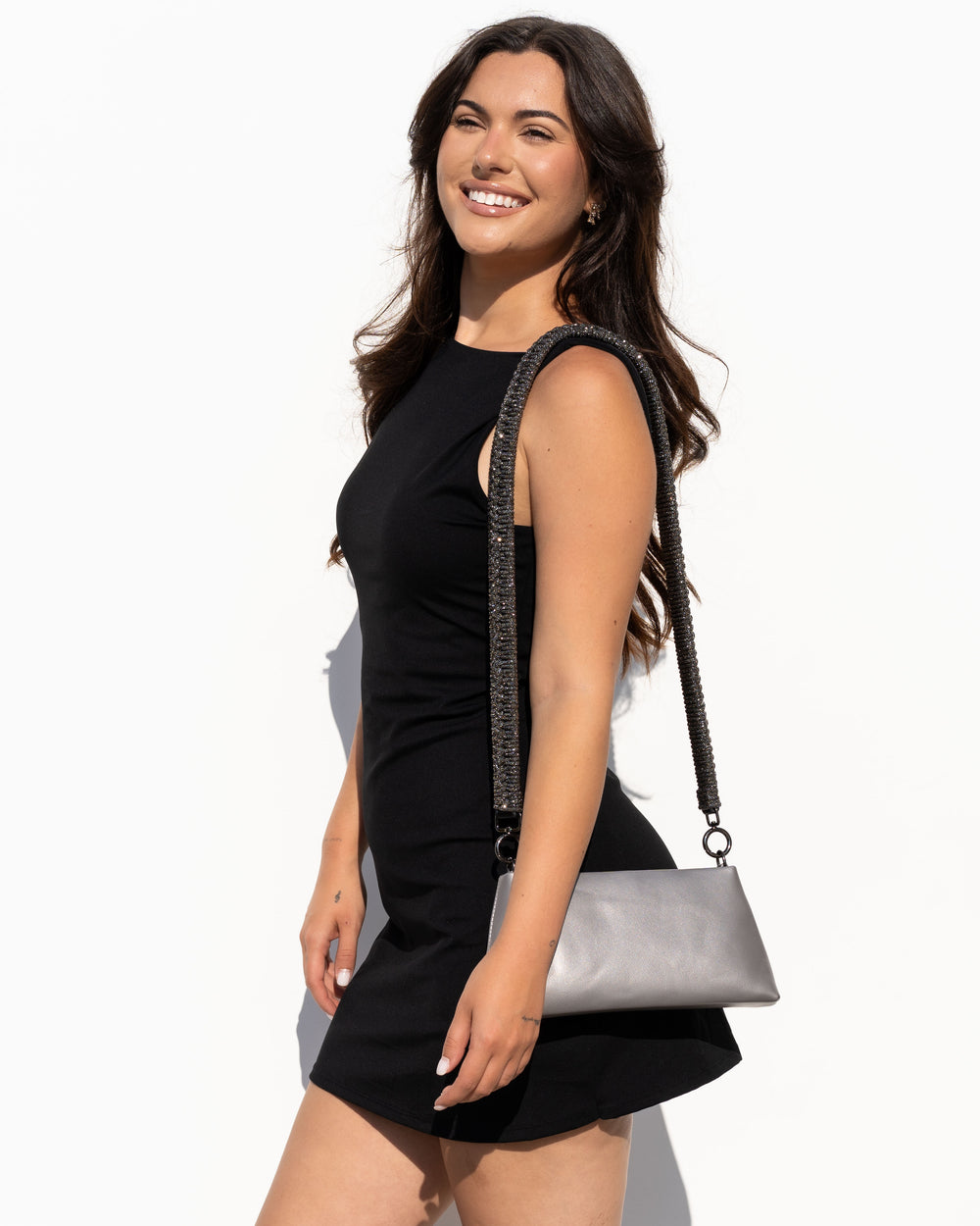 DUO Bag - Metallic Silver