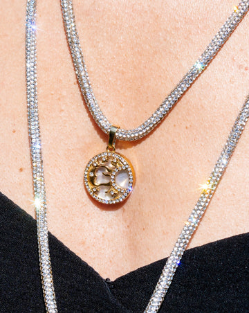 Celestial Trio Necklace Set - Interchangeable Charm Clasps