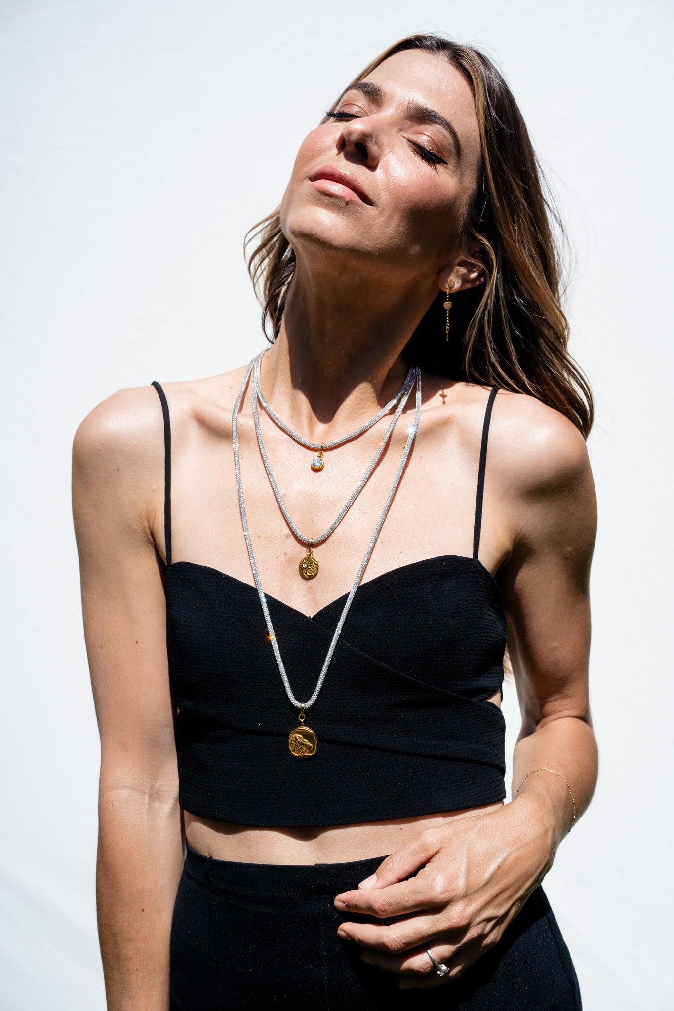 Zodiac Trio Necklace - Interchangeable Charm Clasps