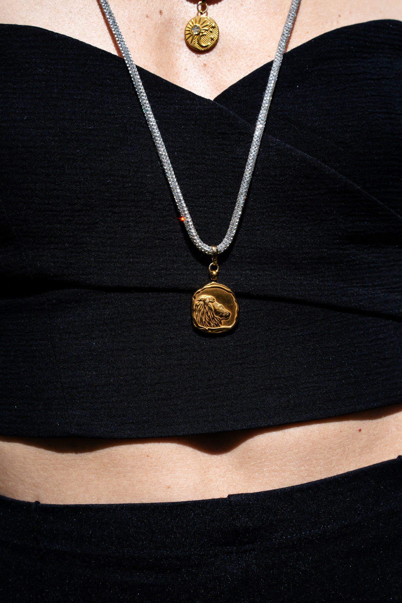 Zodiac Trio Necklace - Interchangeable Charm Clasps