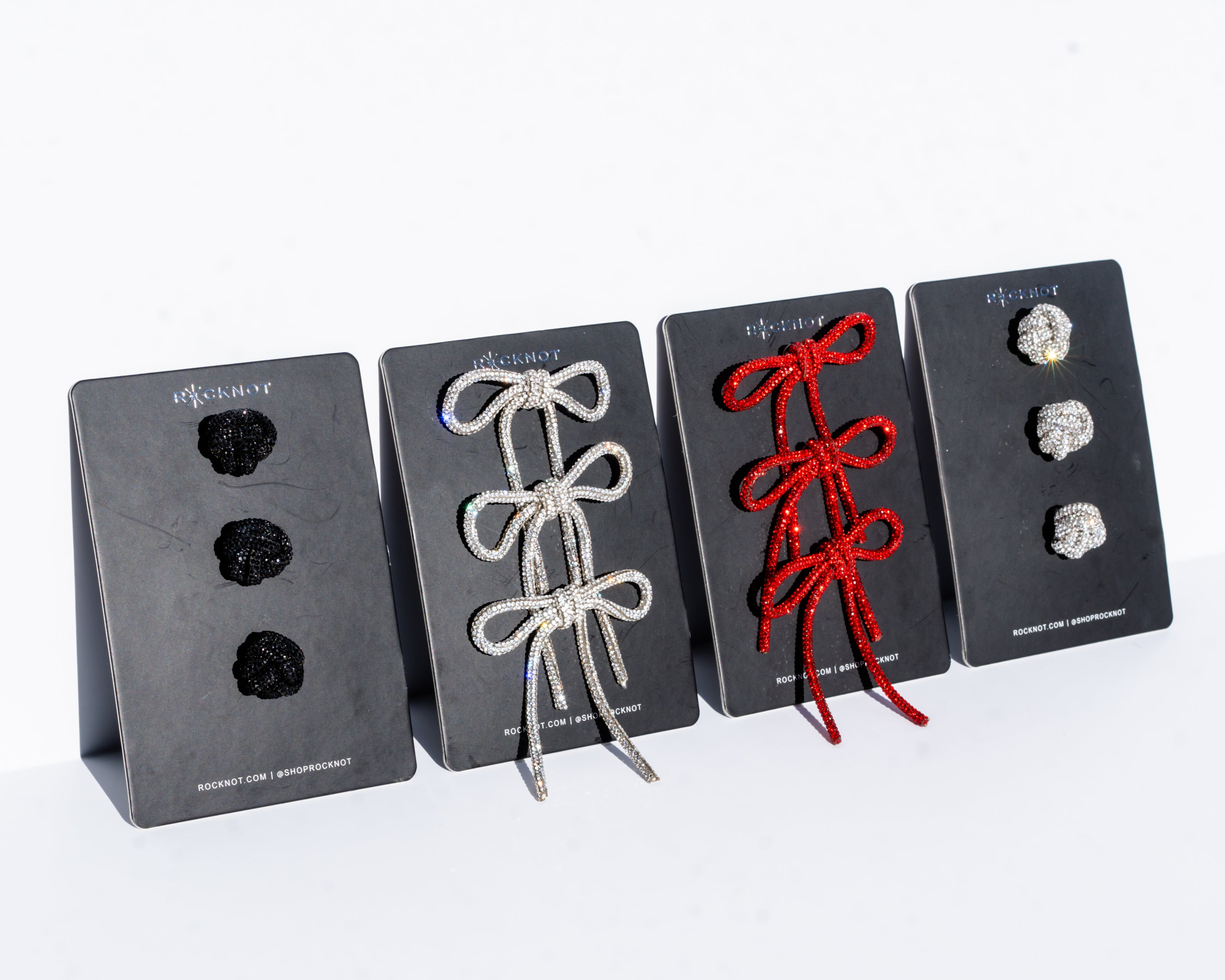 MAGIC BUTTONS - 3 Bows - Crystal