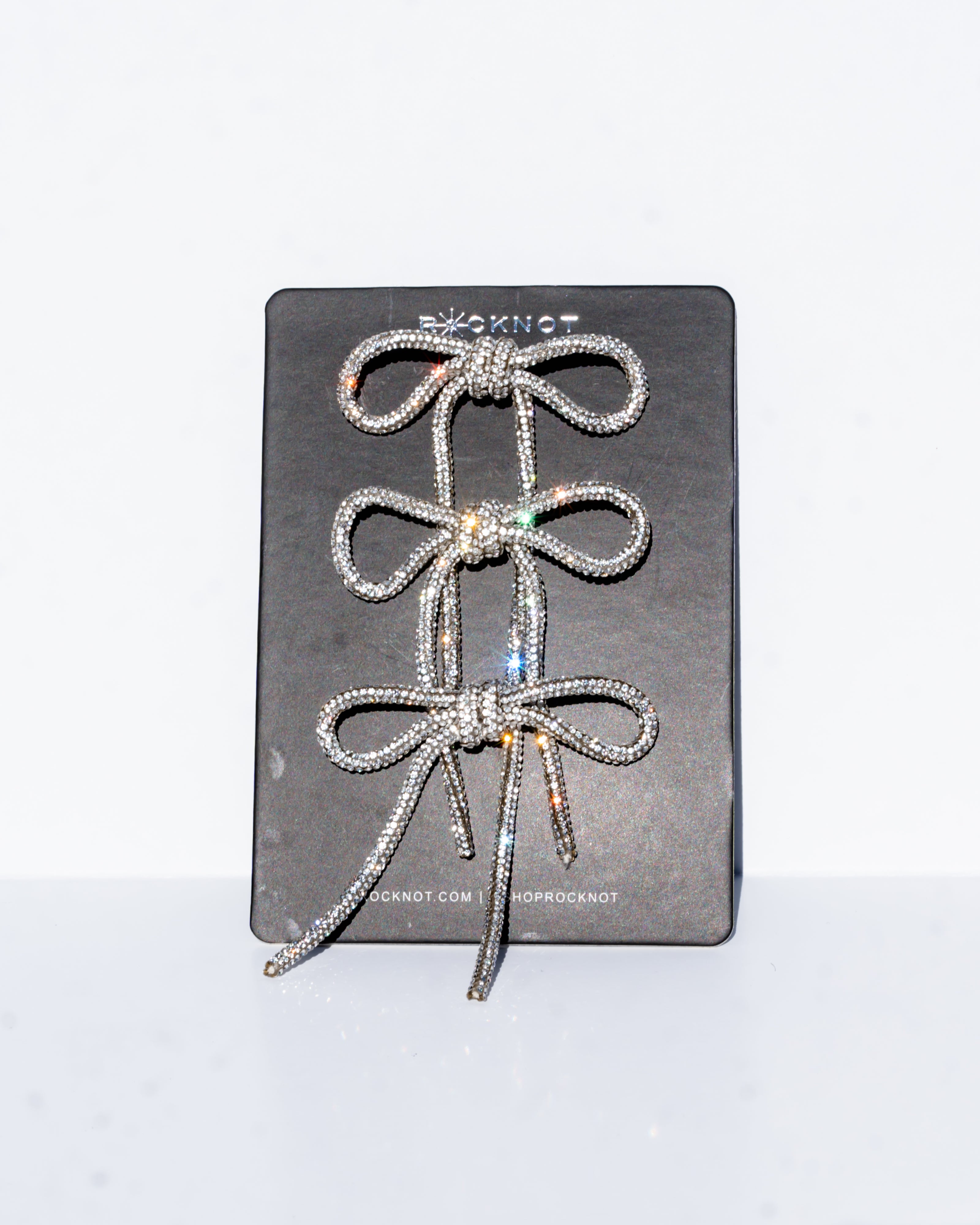 MAGIC BUTTONS - 3 Bows - Crystal