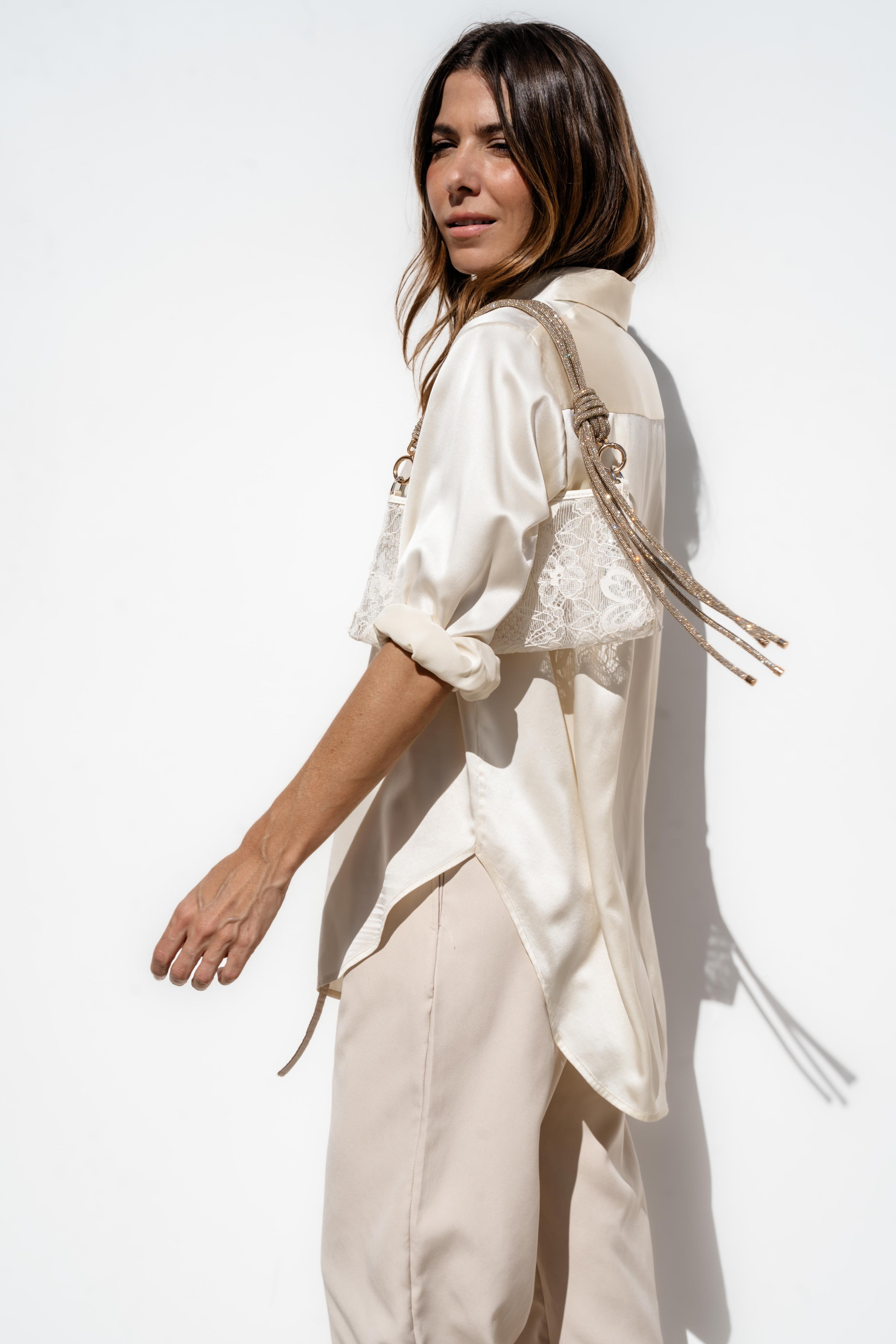 DUO Bag  - Ivory Lace