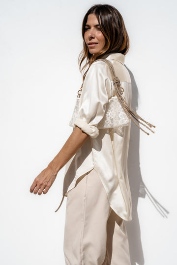 DUO Bag  - Ivory Lace