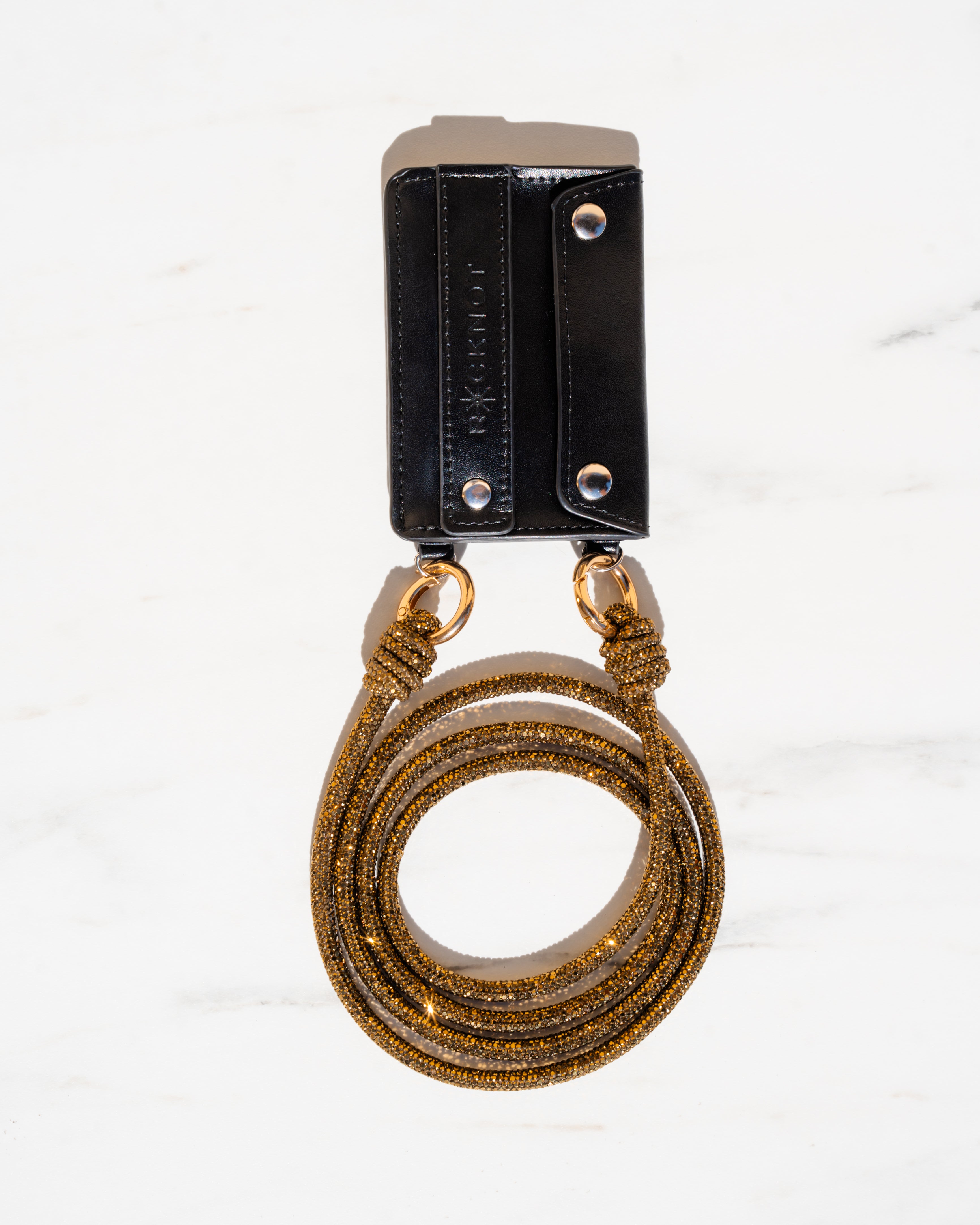 THE PHONEPACK - Genuine Leather Wallet + Rhinestone Strap (UPDATED!)