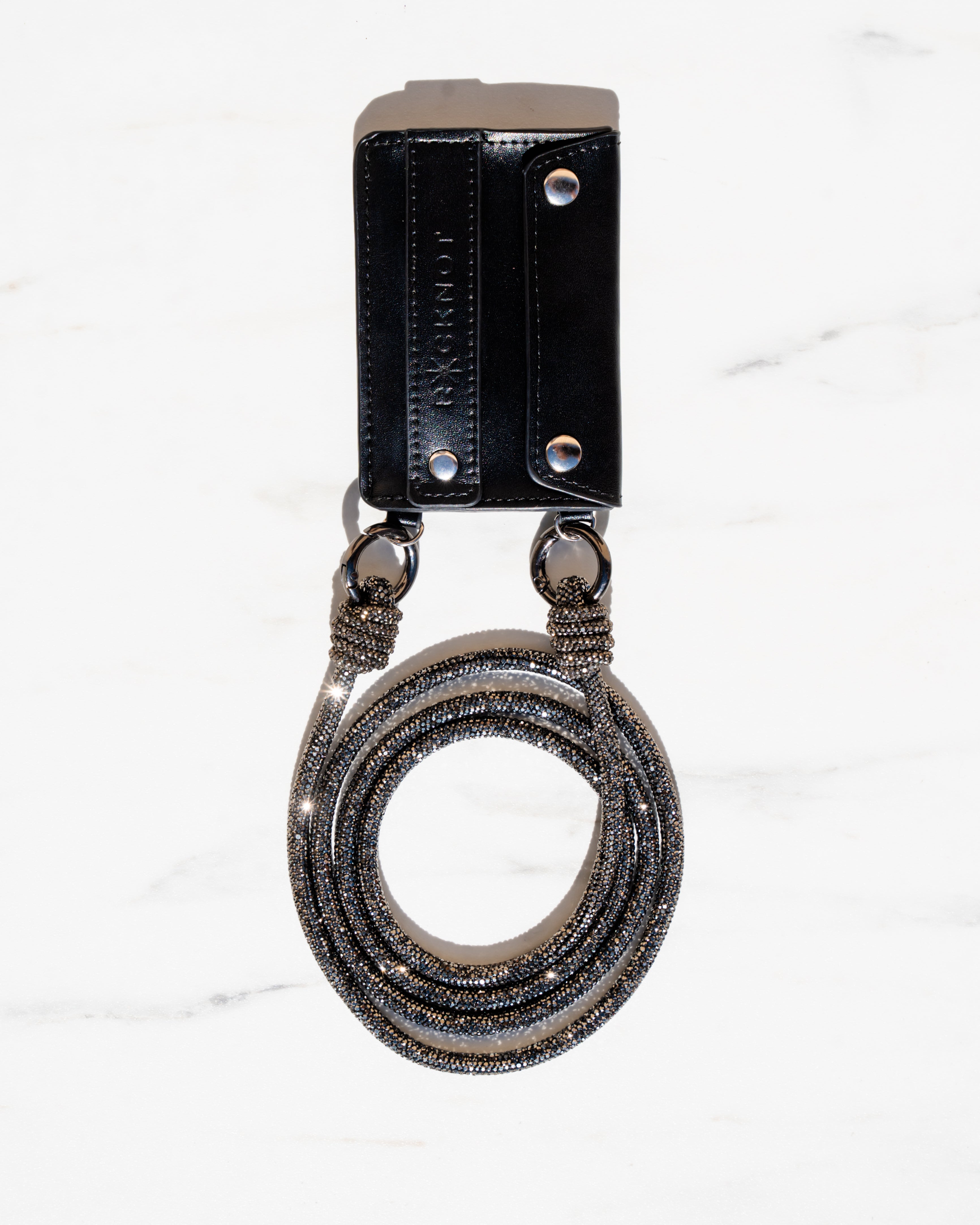 THE PHONEPACK - Genuine Leather Wallet + Rhinestone Strap (UPDATED!)
