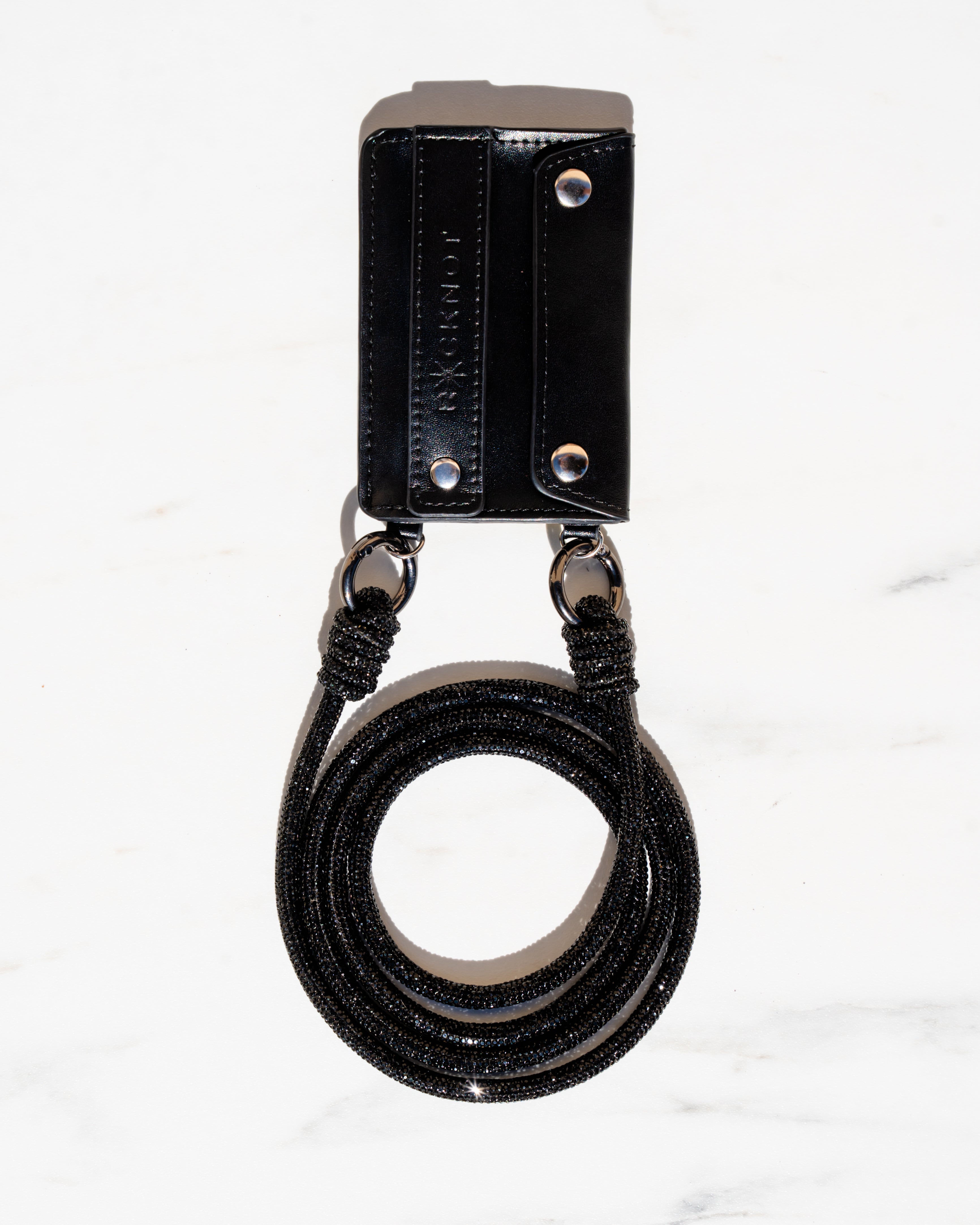 THE PHONEPACK - Genuine Leather Wallet + Rhinestone Strap (UPDATED!)
