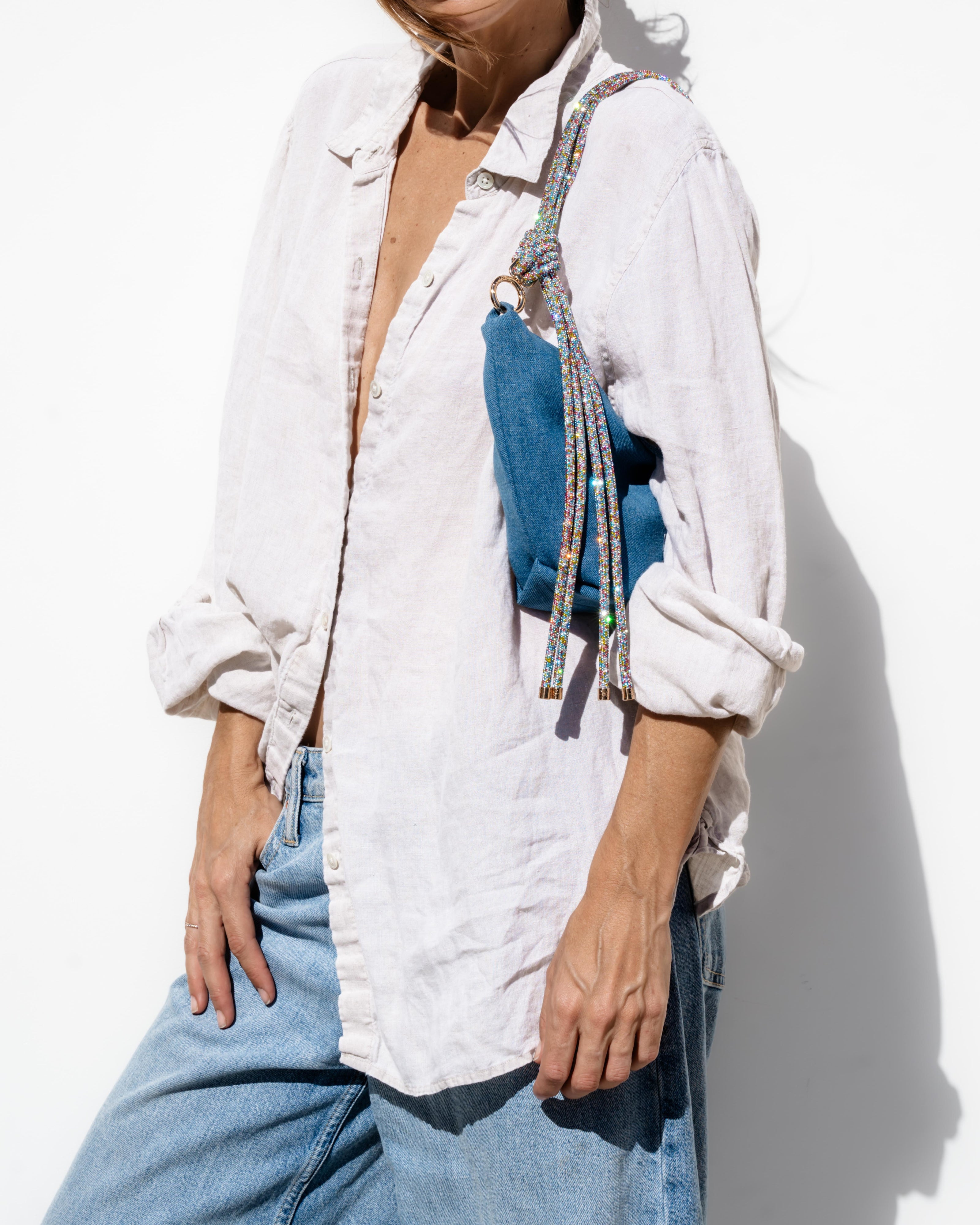 Hezi Shoulder Bag - Denim