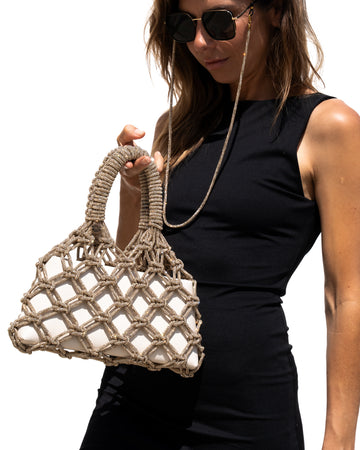 2-in-1 Sunglass Chain / Necklace - Champagne Bubbles