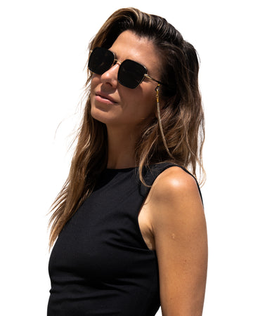 2-in-1 Sunglass Chain / Necklace - Champagne Bubbles