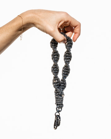 Romi TWIST Wristlet - Gunmetal