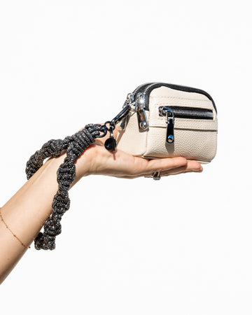 Romi TWIST Wristlet + Coin Purse - Gunmetal
