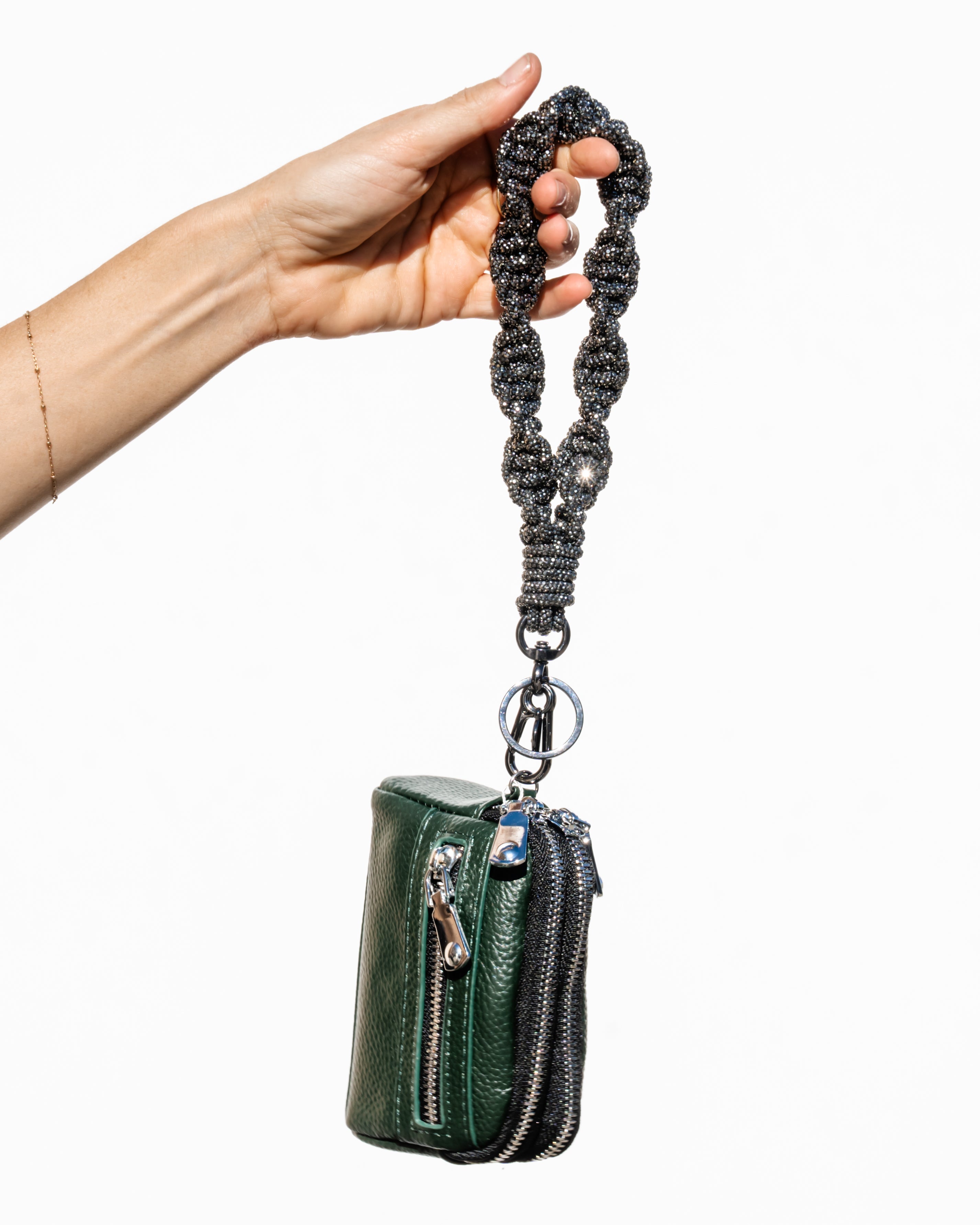 Romi TWIST Wristlet + Coin Purse - Gunmetal