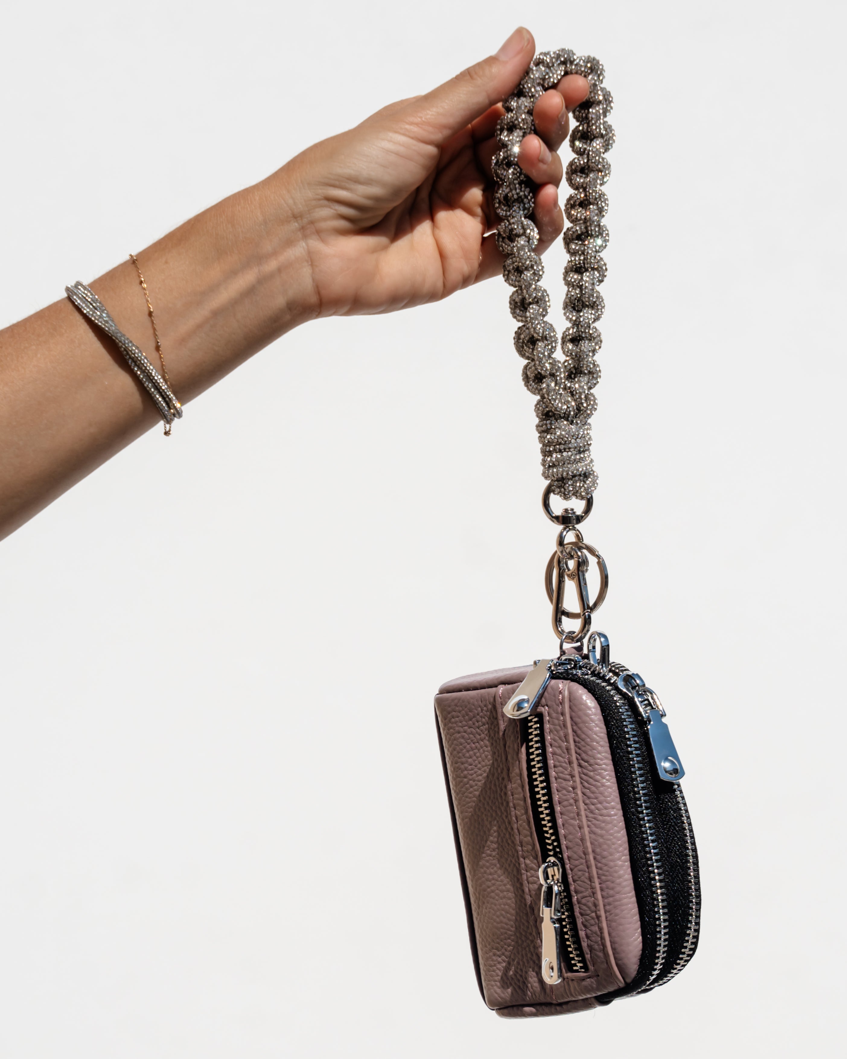 Romi CLASSIC Wristlet + Coin Purse - Crystal