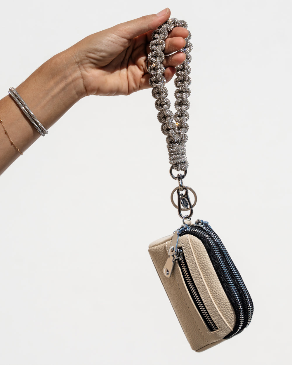 Romi CLASSIC Wristlet + Coin Purse - Crystal