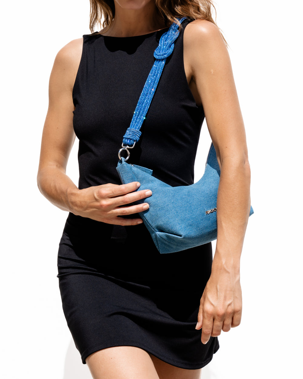 HEZI BAG + ETERNITY STRAP - Denim