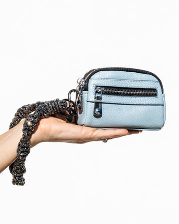 Romi TWIST Wristlet + Coin Purse - Gunmetal