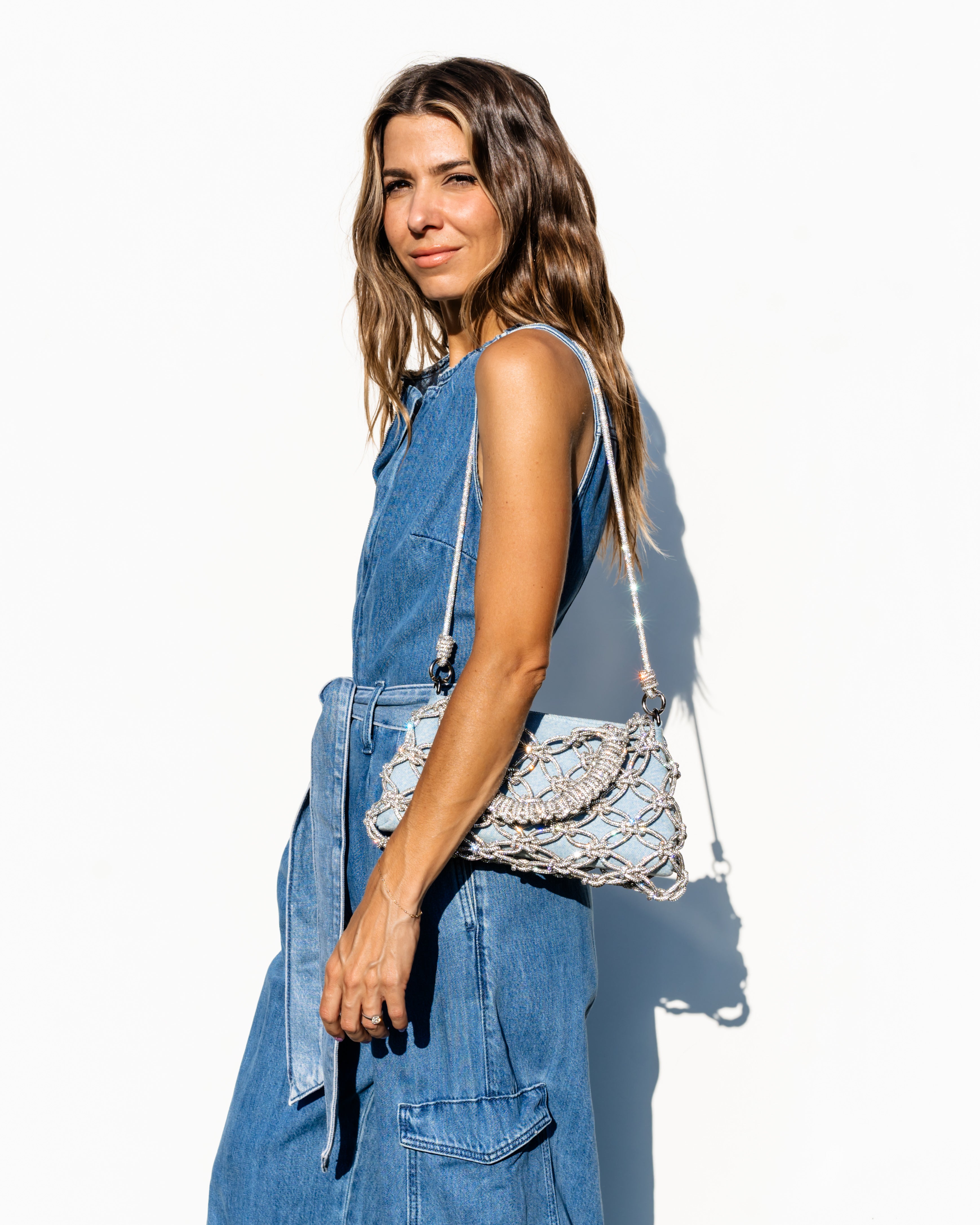 The Transformer - Crystal / Light Denim