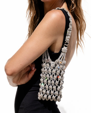 PETITE CROWN Wristlet / Necklace - Crystal