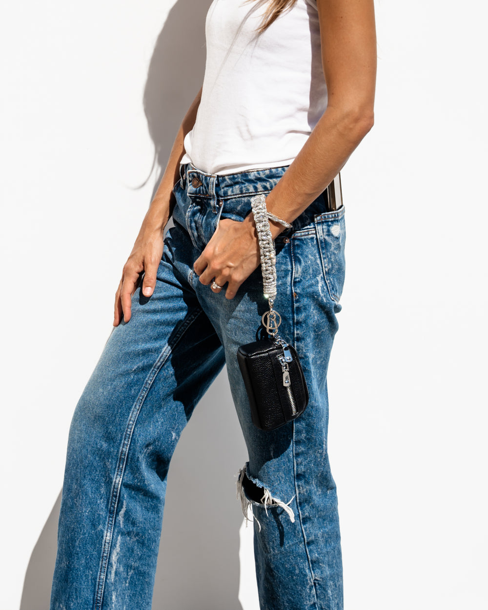 Romi CLASSIC Wristlet + Coin Purse - Crystal