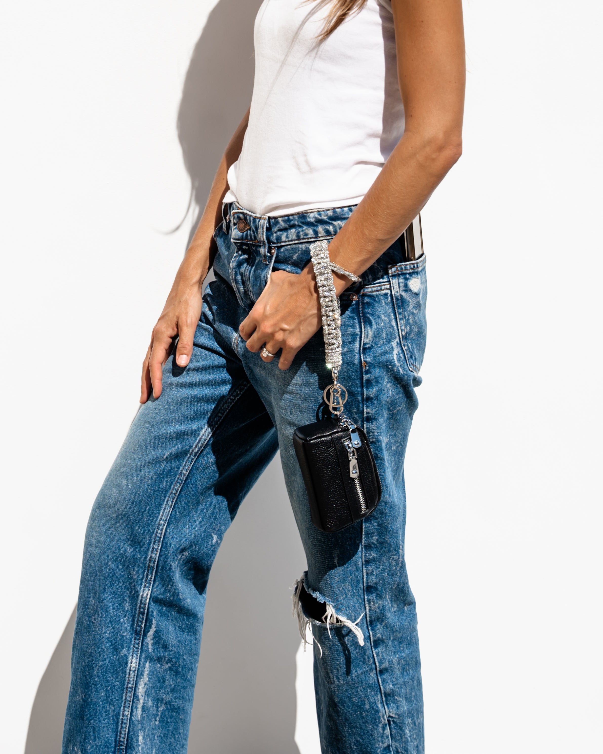 Romi CLASSIC Wristlet + Coin Purse - Crystal