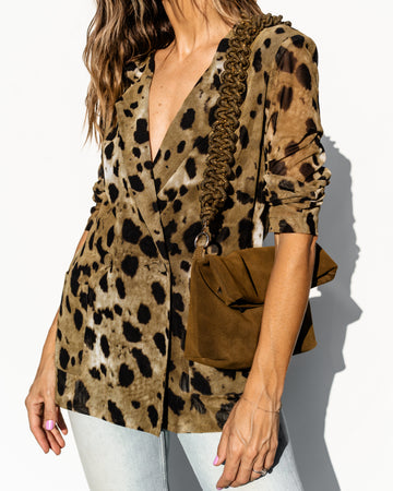 NOA BAG + LACE - Olive + Antique Gold