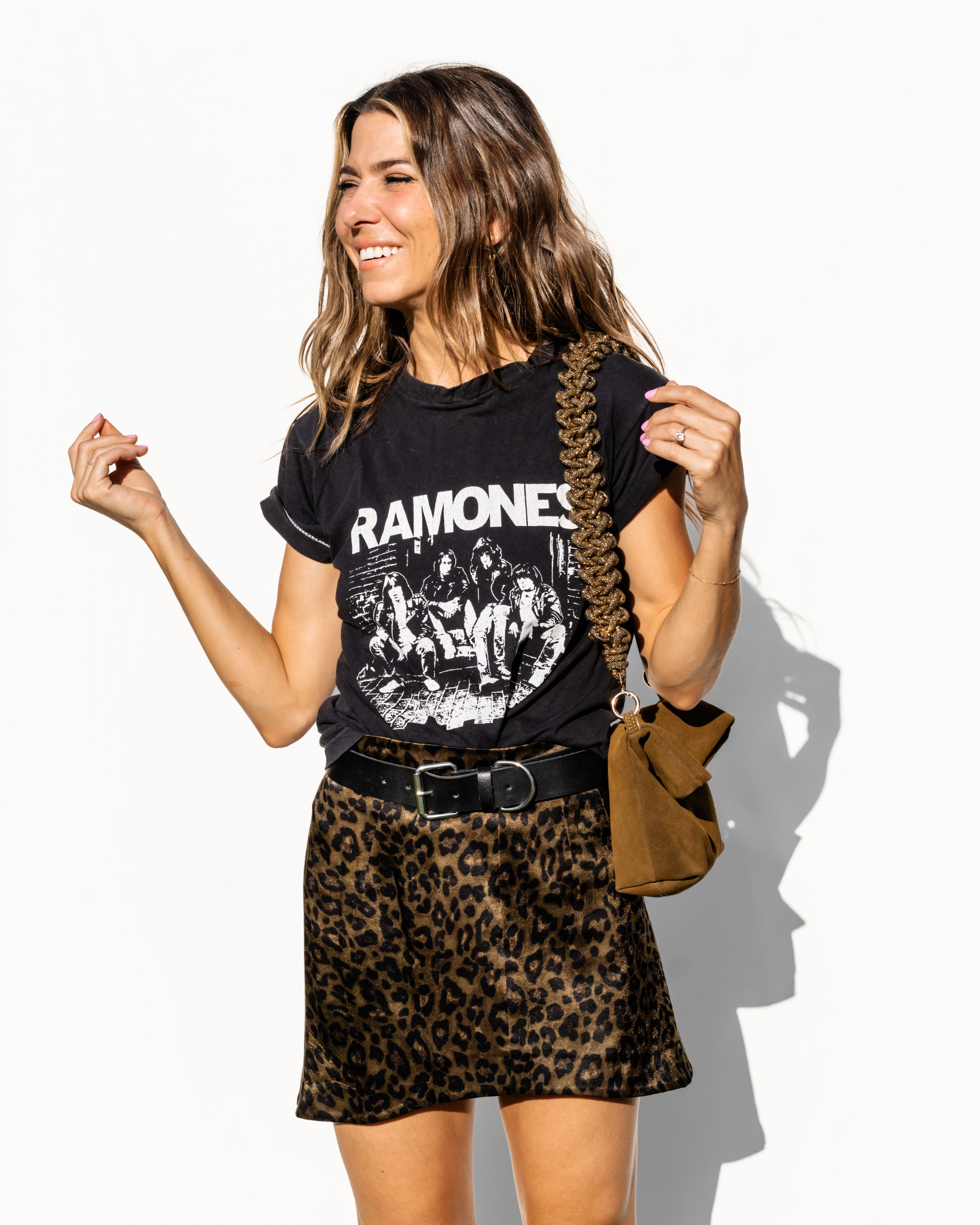 NOA BAG + LACE - Olive + Antique Gold