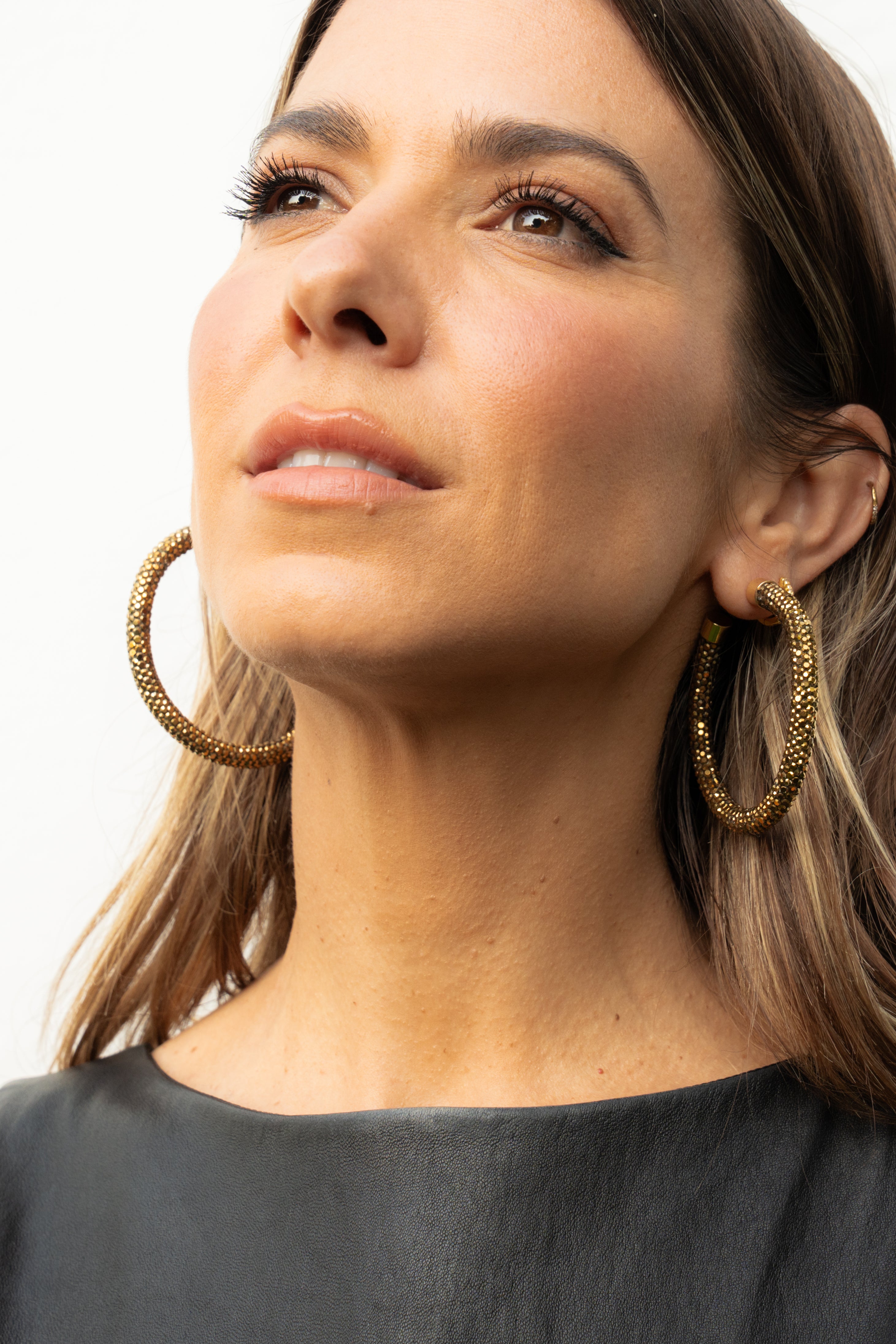 Magnum Hoops - Antique Gold