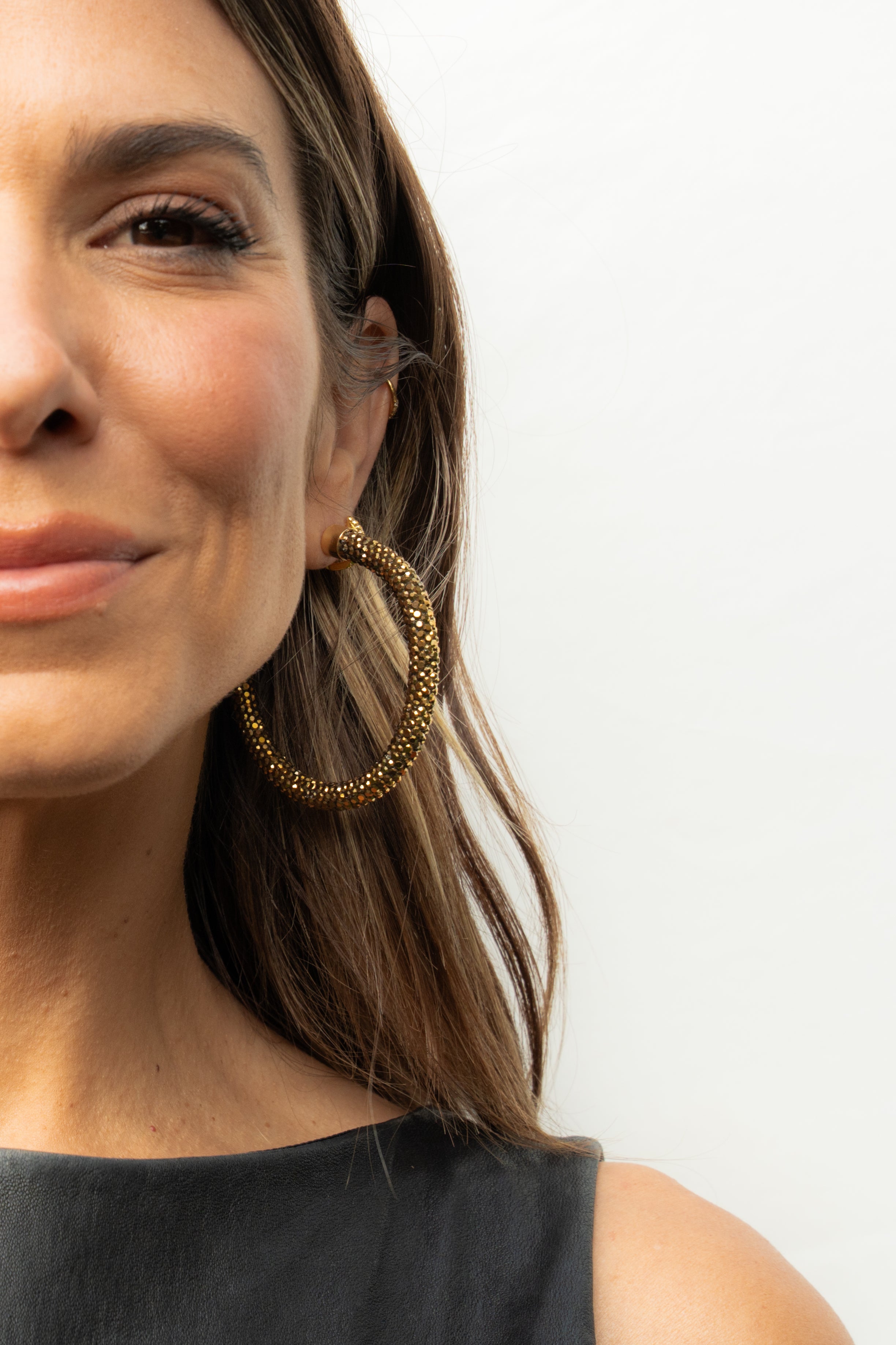 Magnum Hoops - Antique Gold