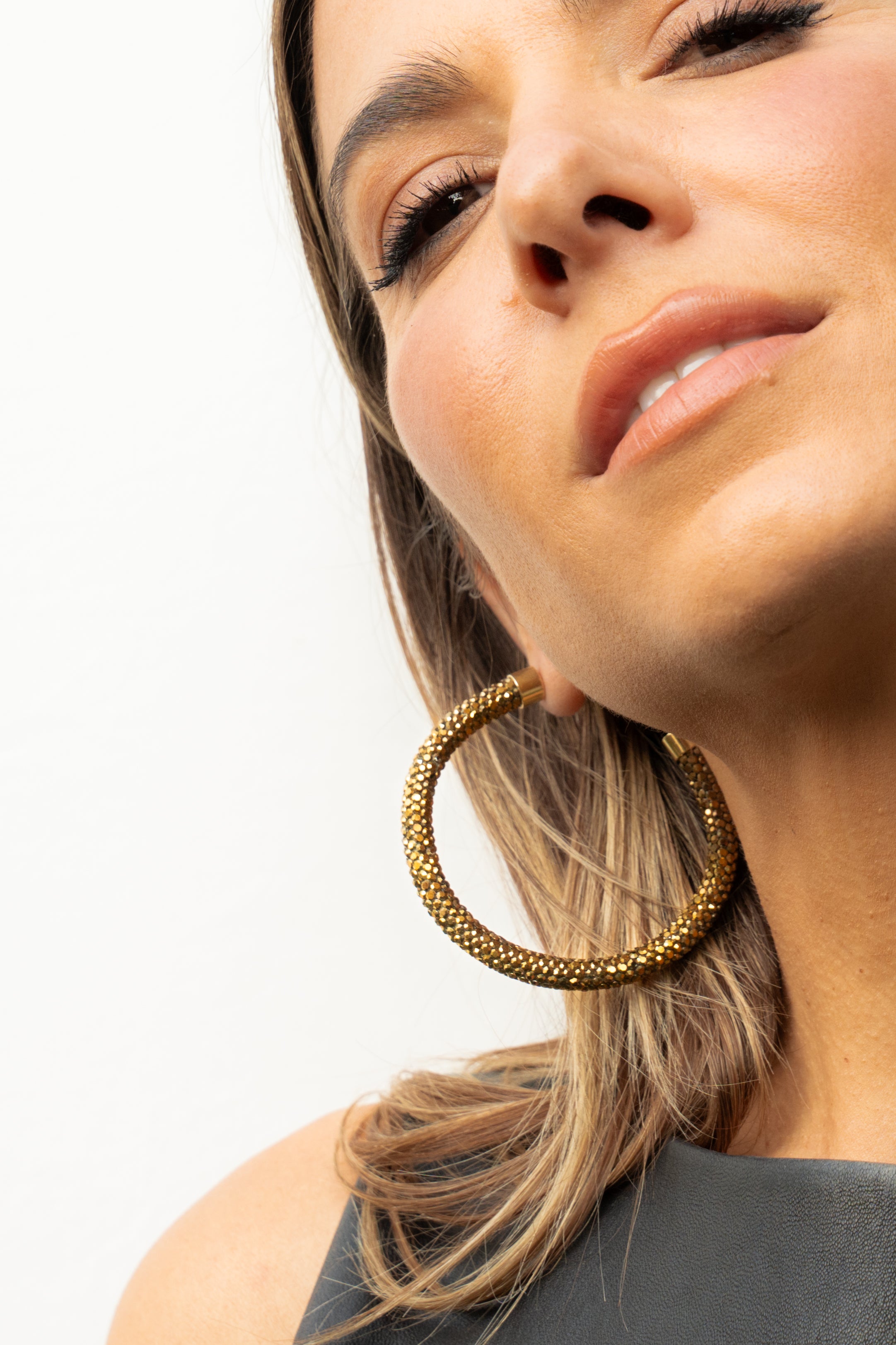 Magnum Hoops - Antique Gold