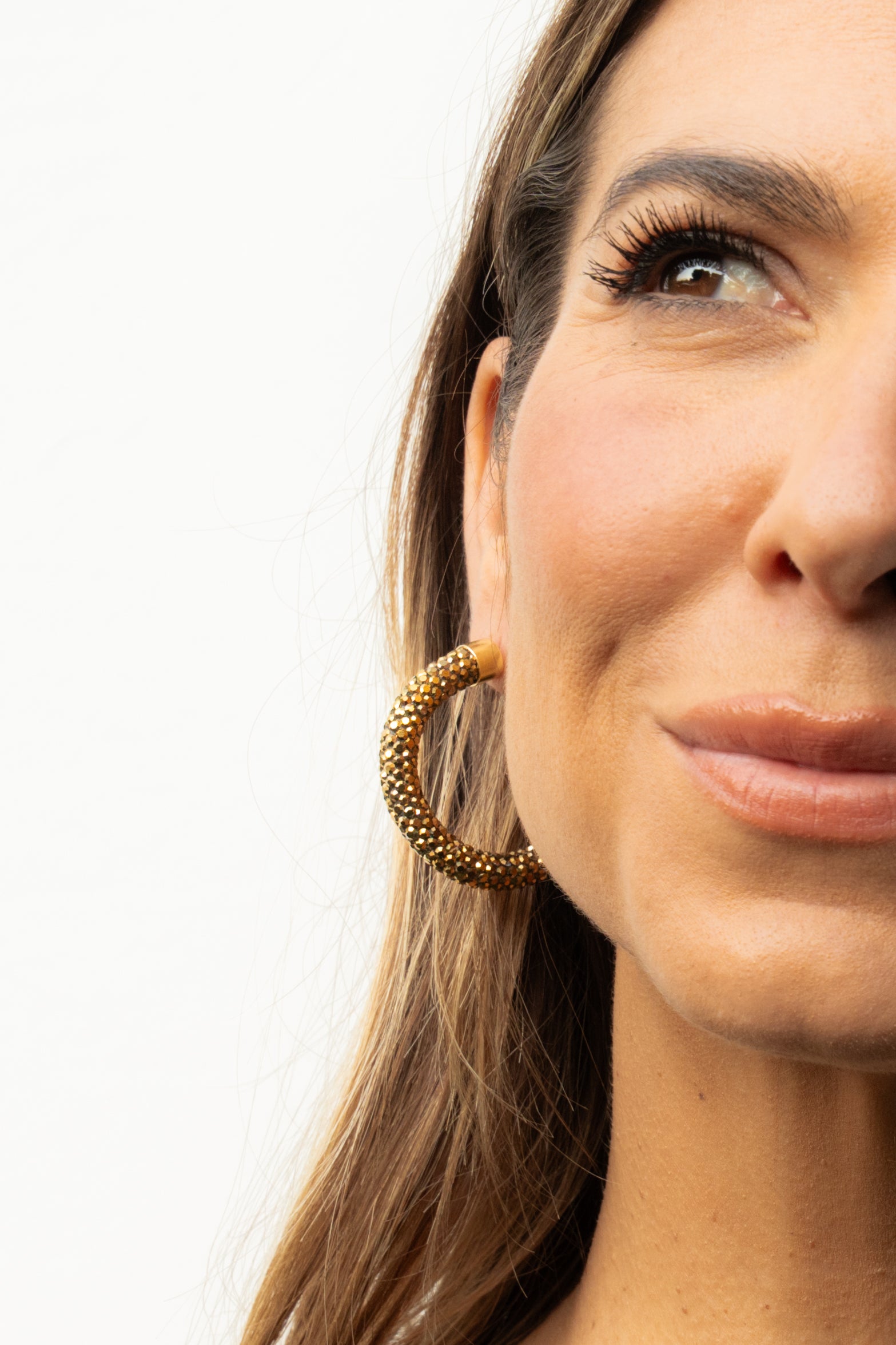 Petite Hoops - Antique Gold