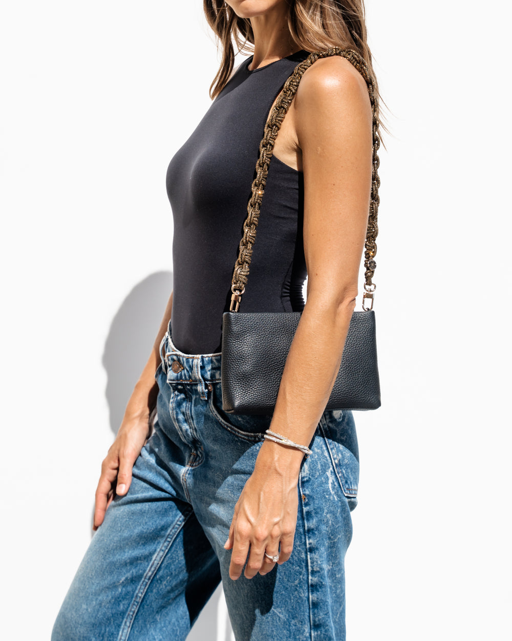 PETITE CROWN STRAP - Antique Gold