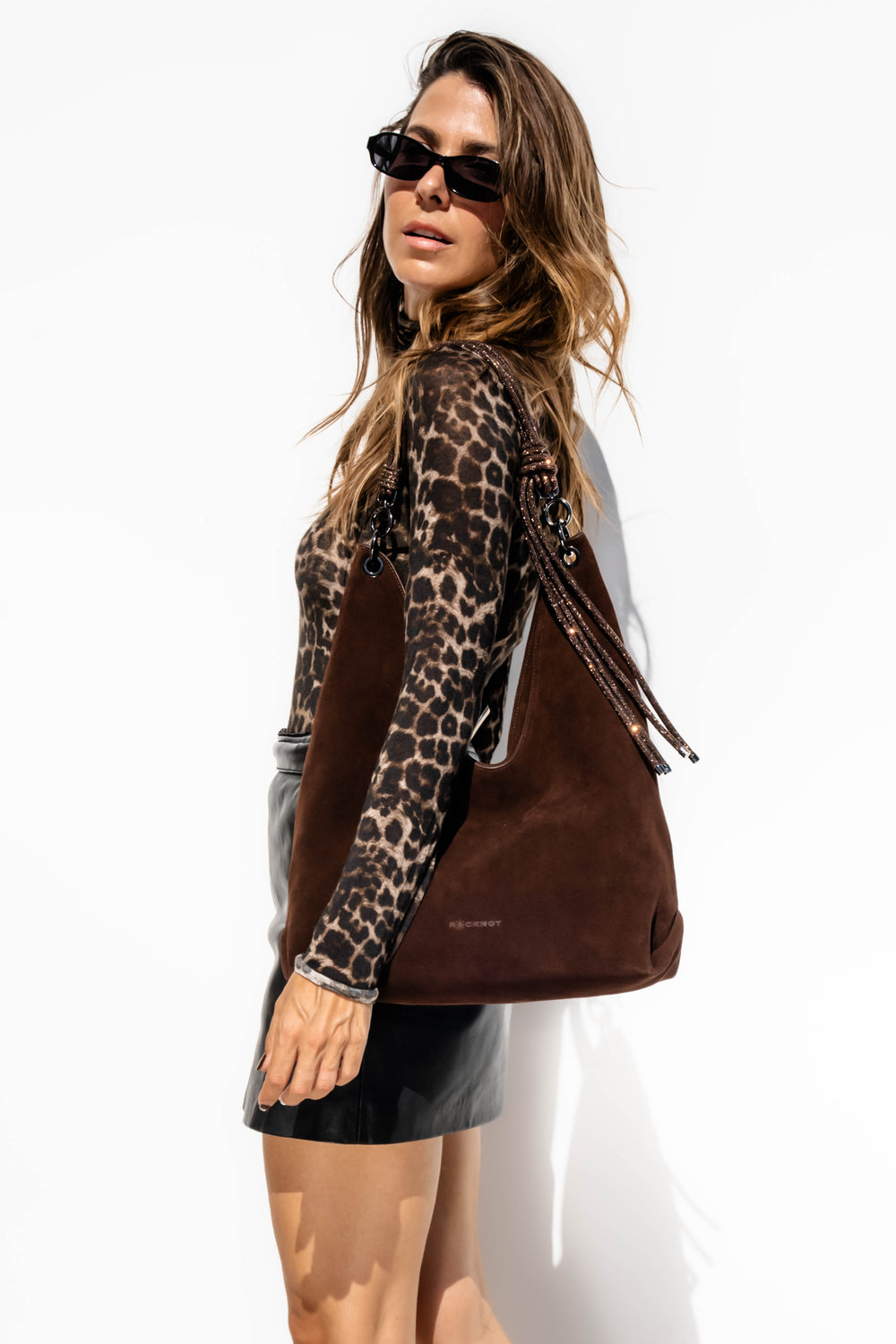 ORI Hobo Bag - Chocolate Suede