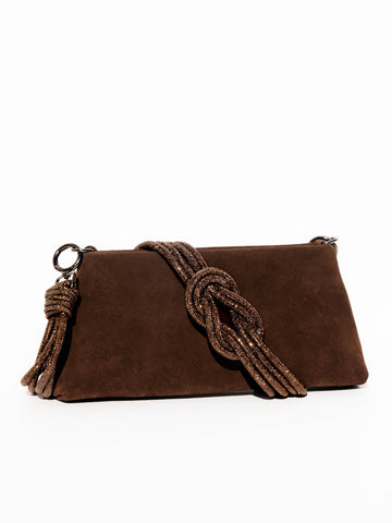 DUO Bag  - Chocolate Suede