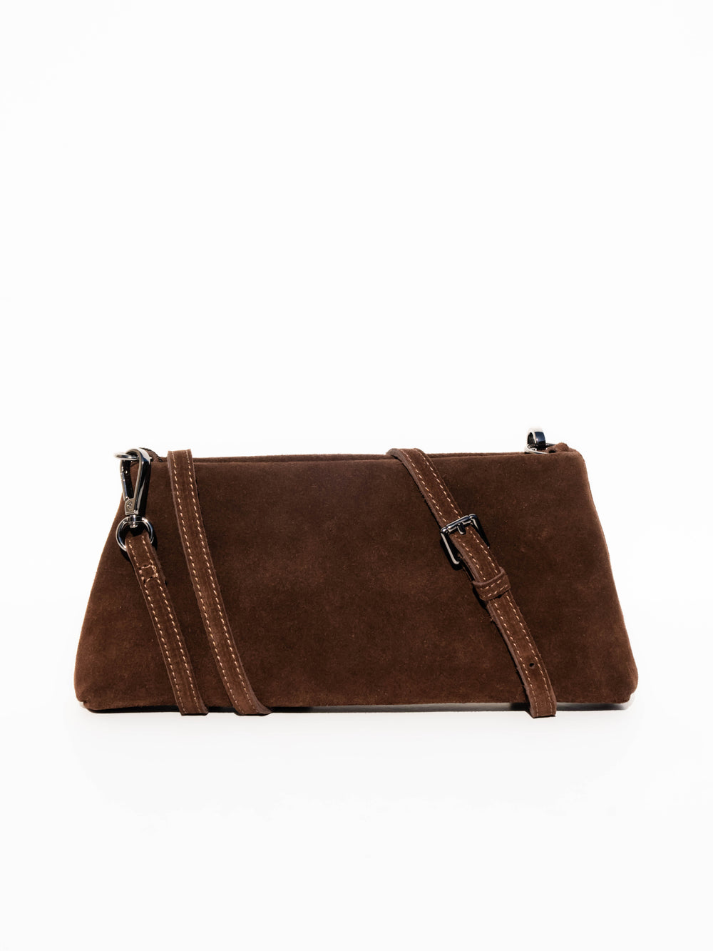 DUO Bag  - Chocolate Suede