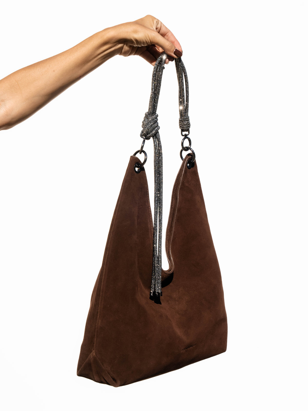 ORI Hobo Bag - Chocolate Suede