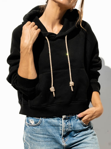 LOOP Strings Hoodie - Black