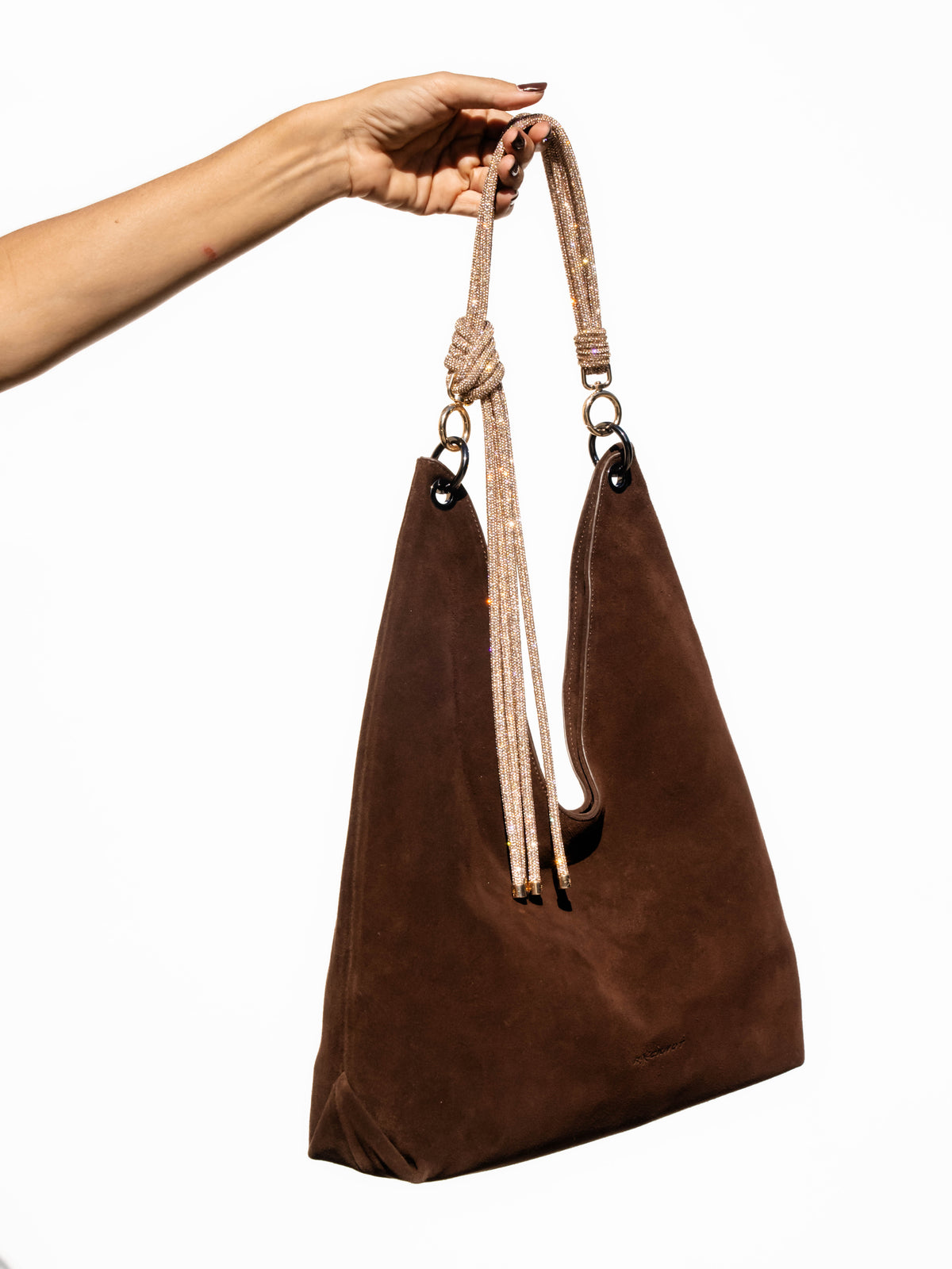 ORI Hobo Bag - Chocolate Suede