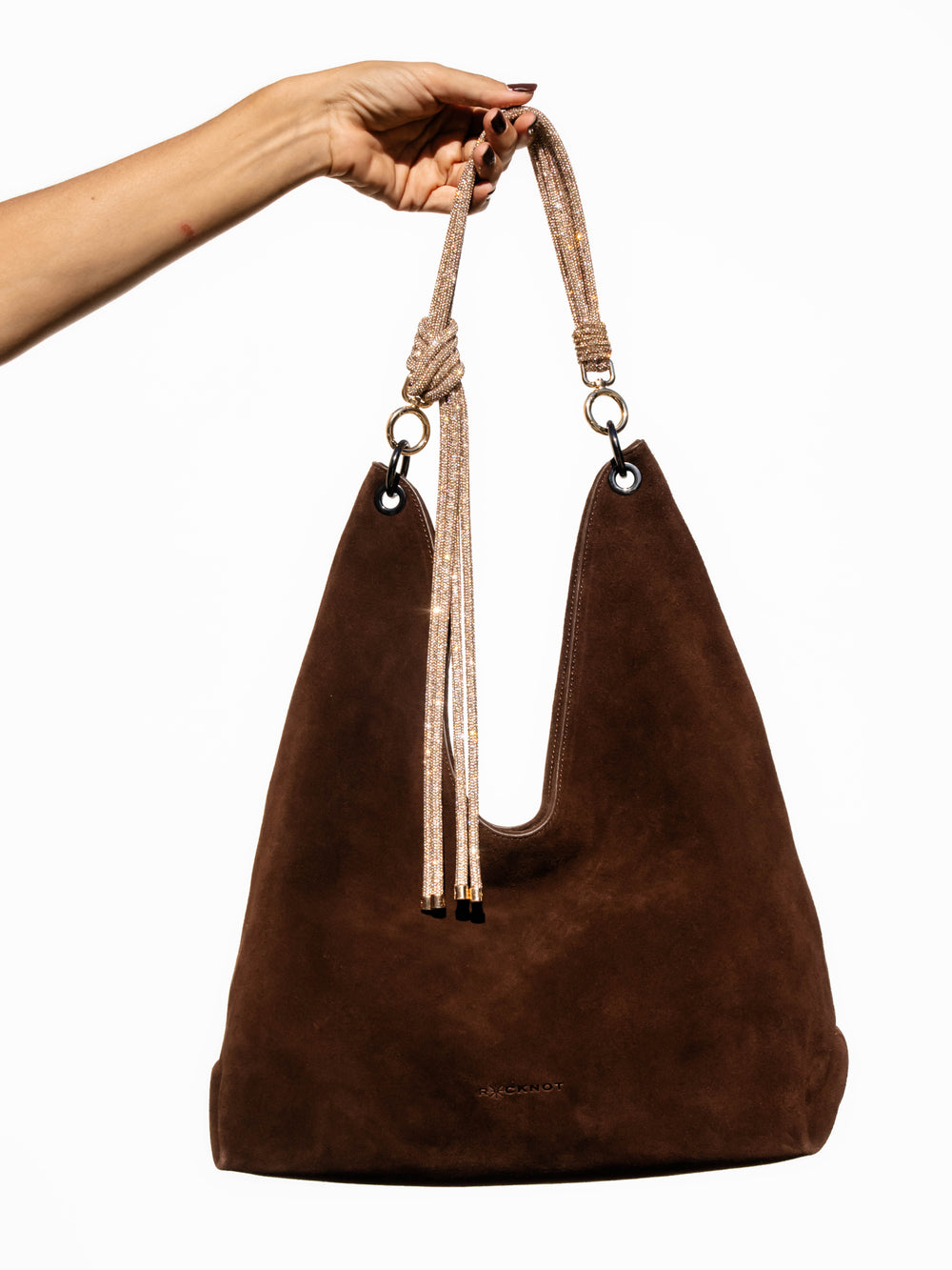 ORI Hobo Bag - Chocolate Suede
