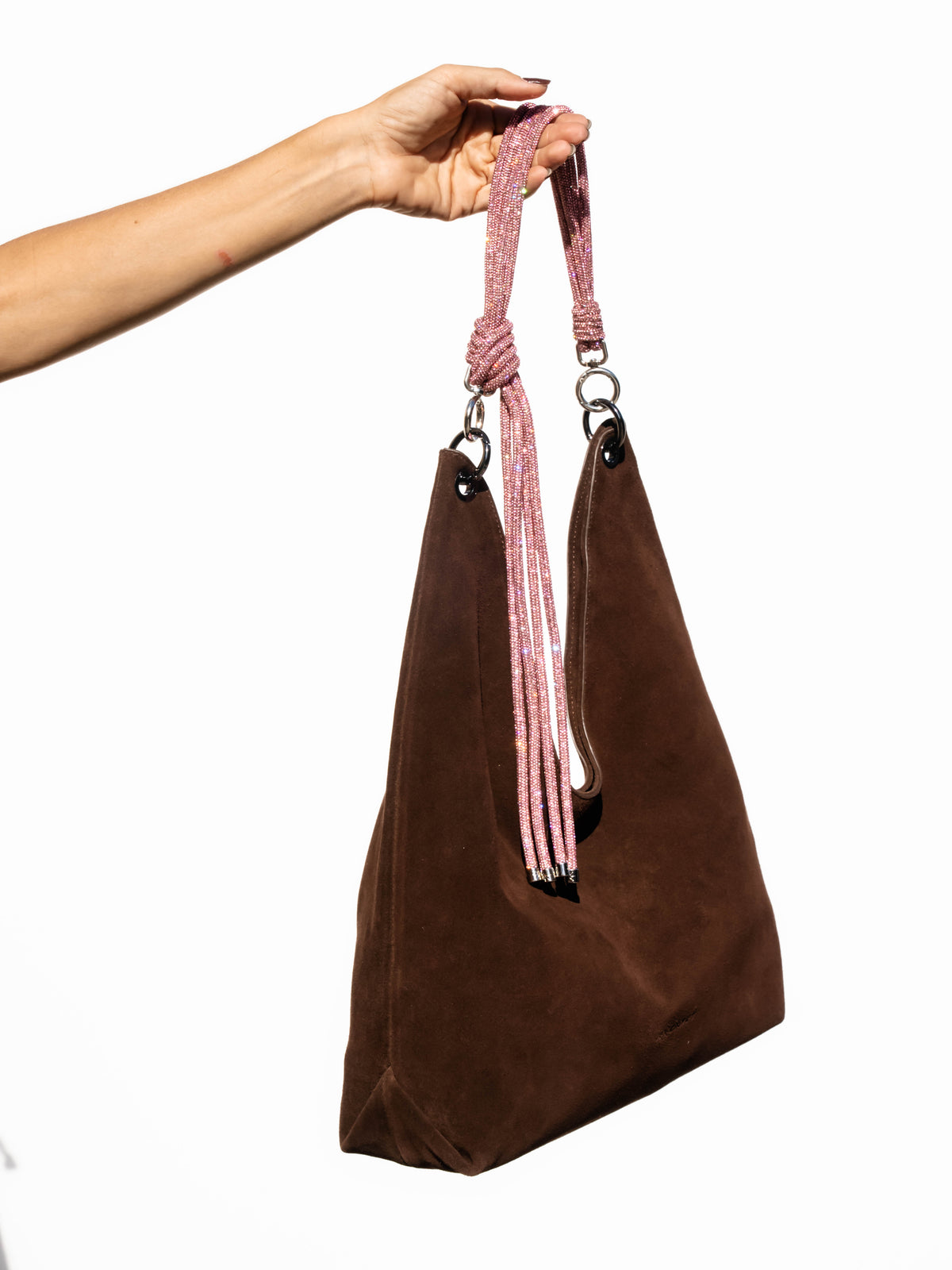 ORI Hobo Bag - Chocolate Suede