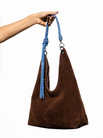 ORI Hobo Bag - Chocolate Suede