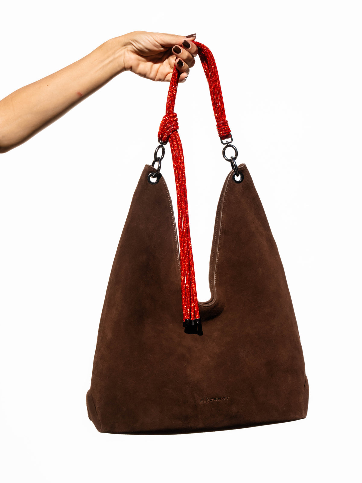 ORI Hobo Bag - Chocolate Suede
