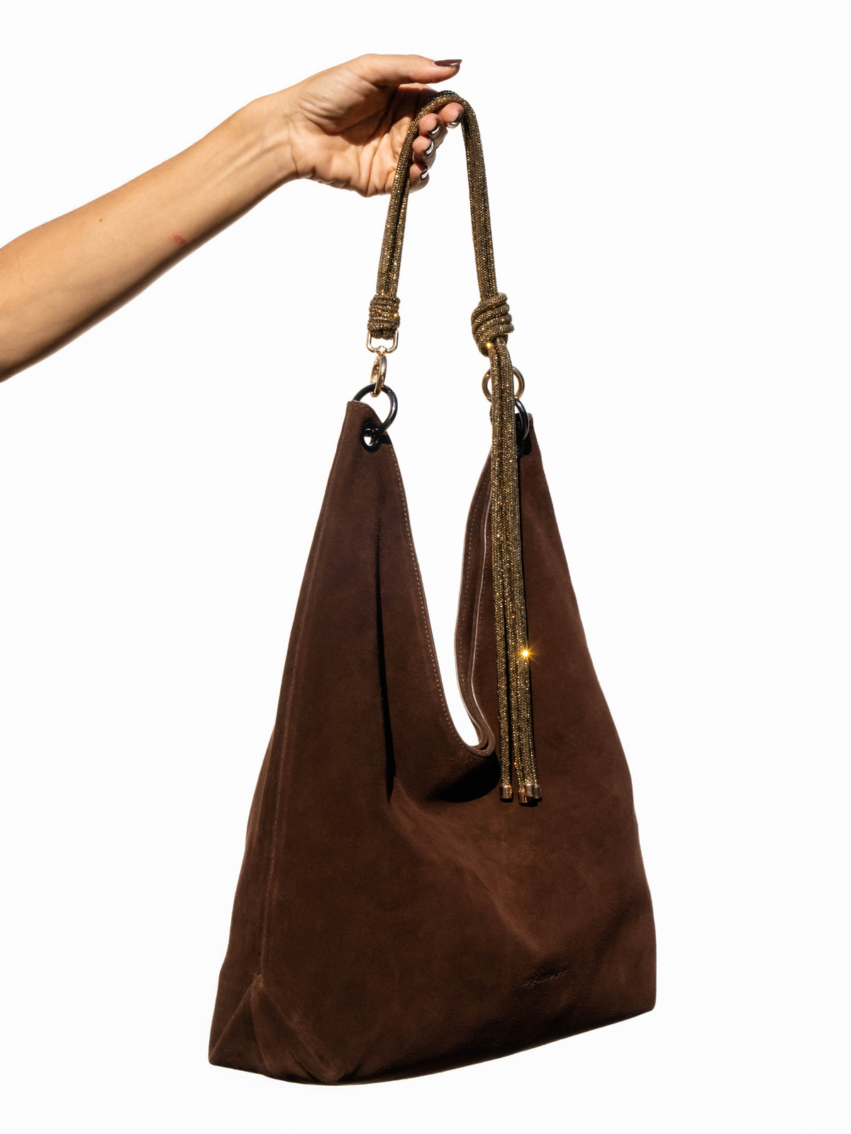 ORI Hobo Bag - Chocolate Suede