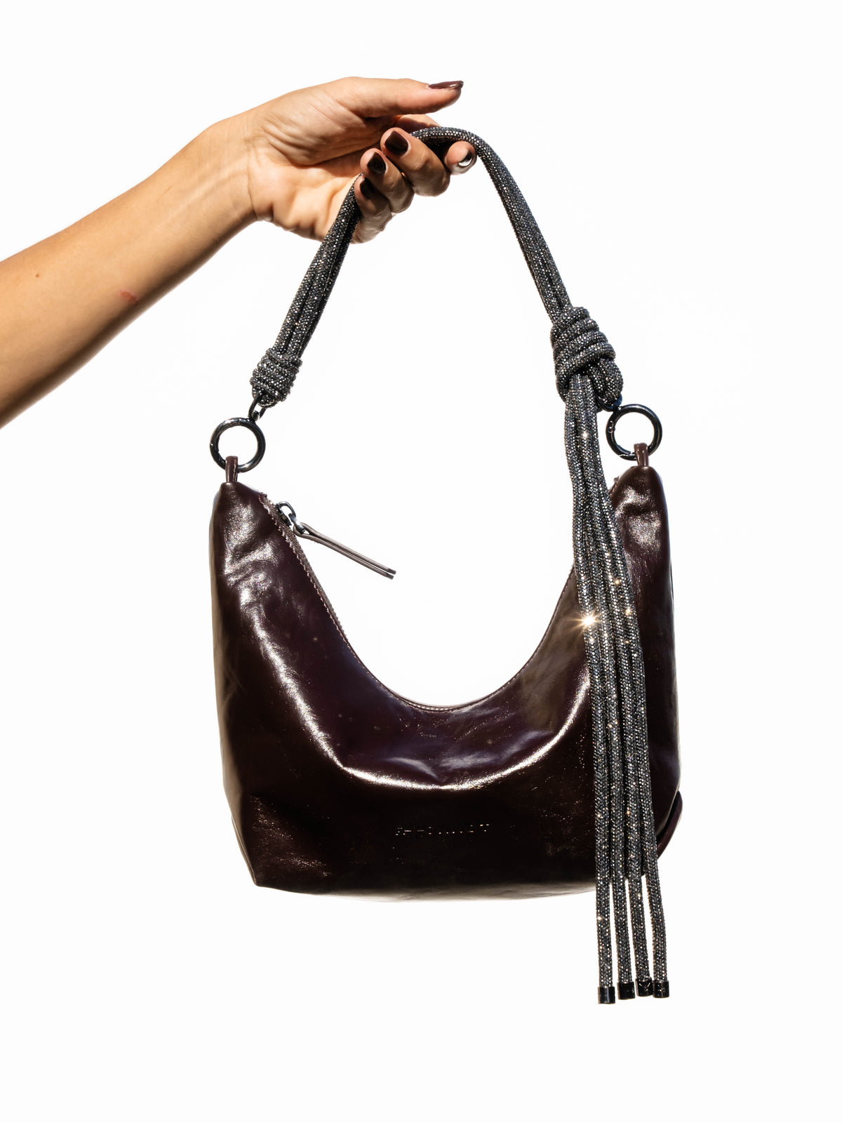 Hezi Leather Shoulder Bag - Espresso