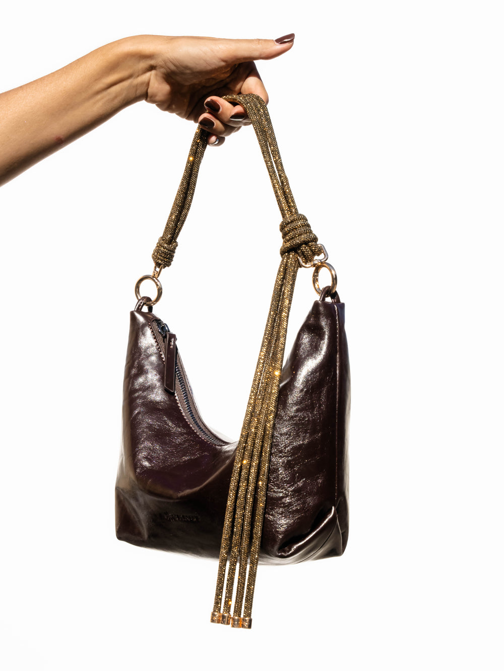 Hezi Leather Shoulder Bag - Espresso