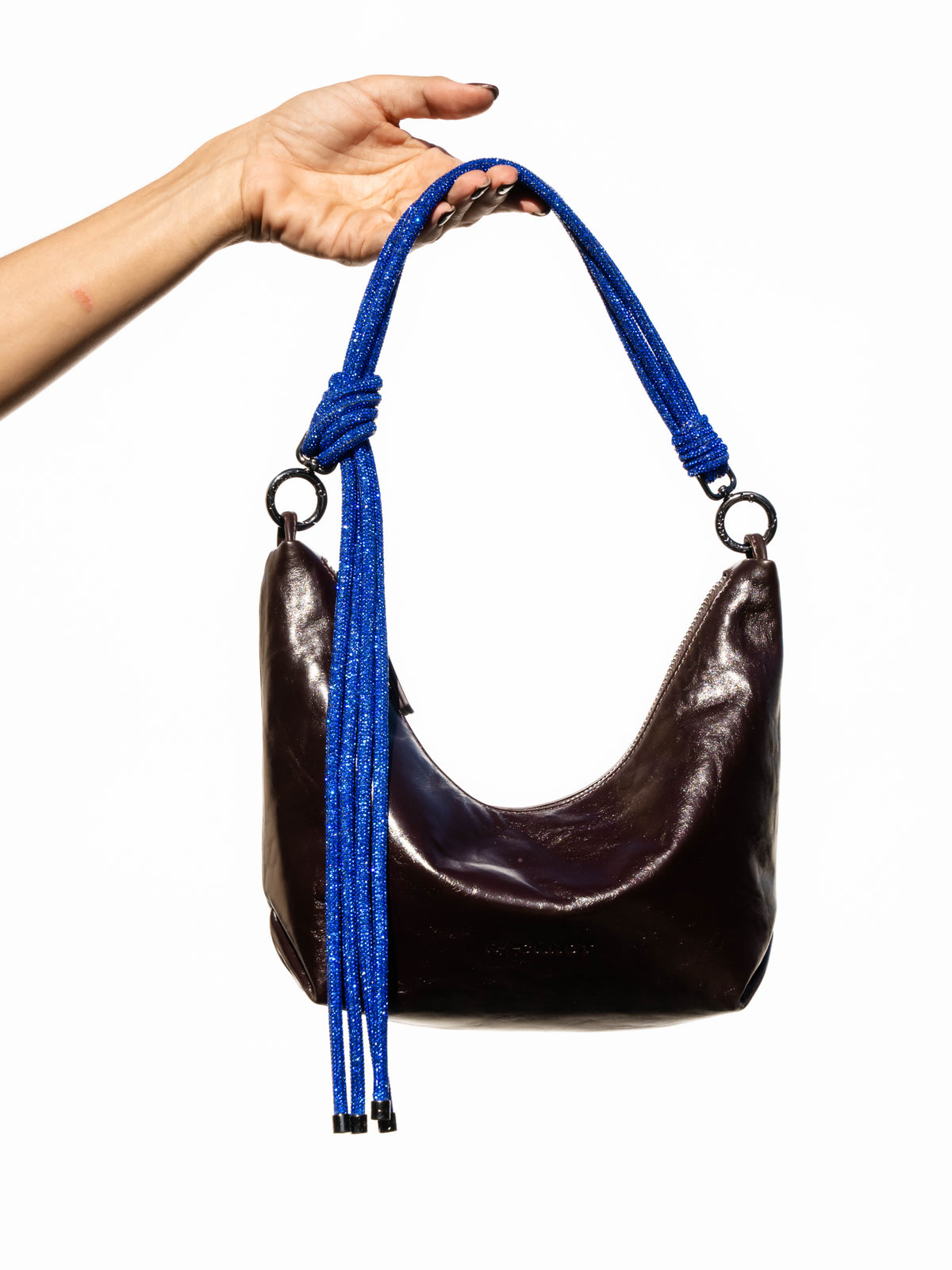 Hezi Leather Shoulder Bag - Espresso