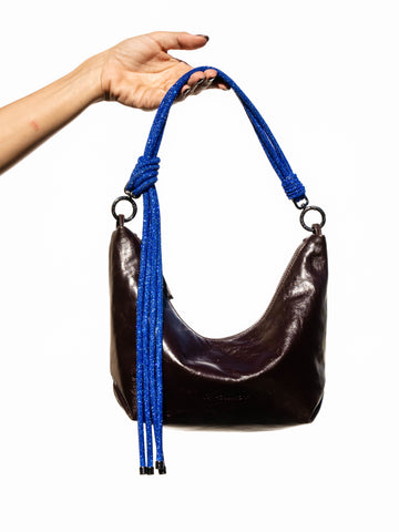 Hezi Leather Shoulder Bag - Espresso