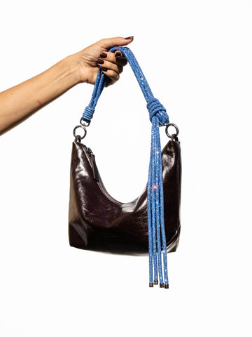 Hezi Leather Shoulder Bag - Espresso