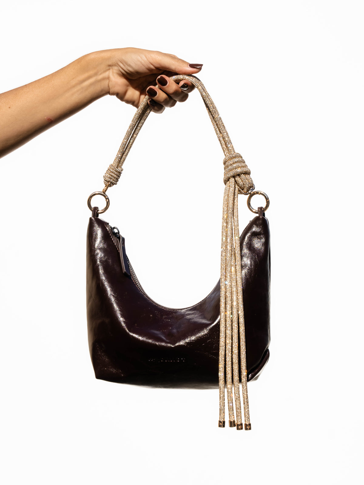 Hezi Leather Shoulder Bag - Espresso