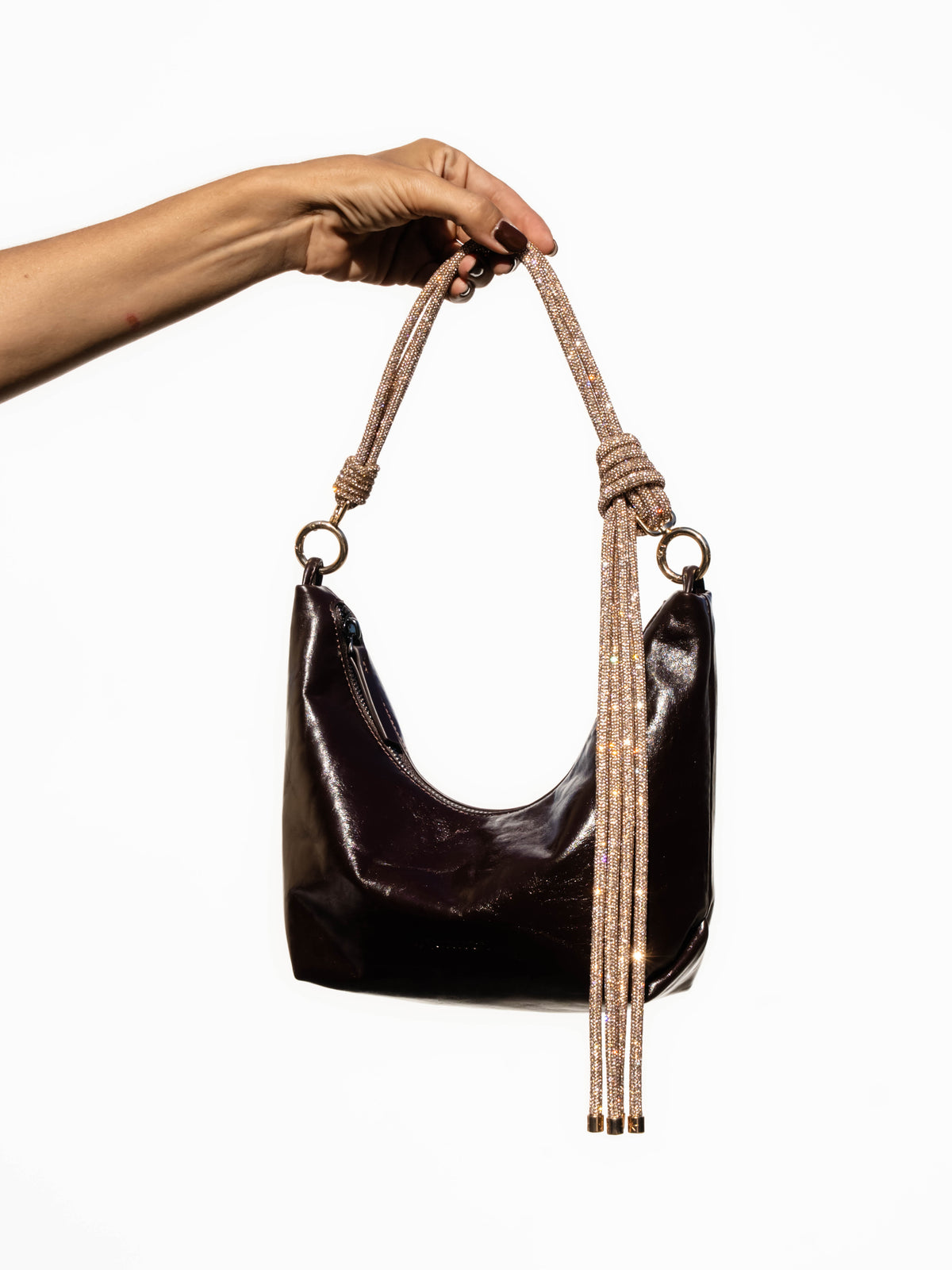Hezi Leather Shoulder Bag - Espresso